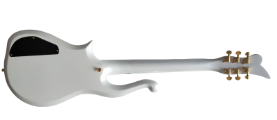 Custom Ember Prince Personalized Print Front Cloud Pearl White Guitar - Image 6