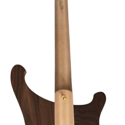 Custom Nova Left Handed Lemmy Kilmister 4004 Walnut Wood Carved With Oak Leaves Bass - Image 7