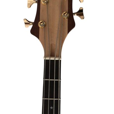 Custom Nova Left Handed Lemmy Kilmister 4004 Walnut Wood Carved With Oak Leaves Bass - Image 6