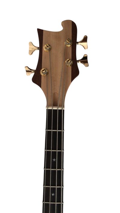 Custom Nova Left Handed Lemmy Kilmister 4003 Walnut Wood Carved With Oak Leaves Bass - Image 6
