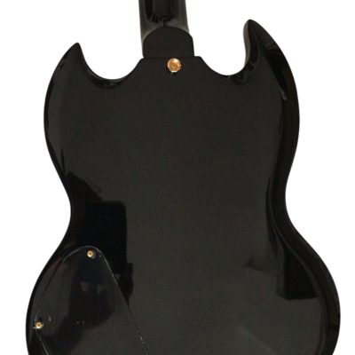 Custom Crown SG Blue Burst Tiger Maple Top Skull And Crossbones Guitar - Image 7
