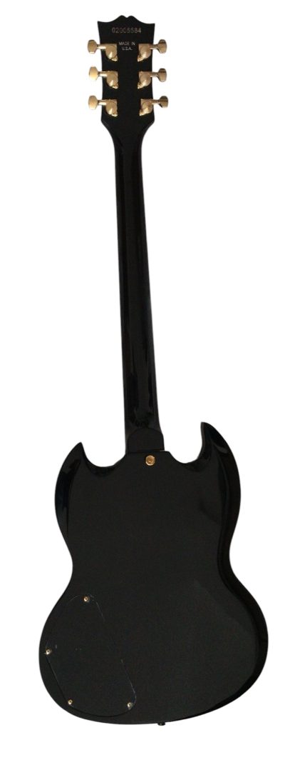 Custom Crown SG Blue Burst Tiger Maple Top Skull And Crossbones Guitar - Image 6