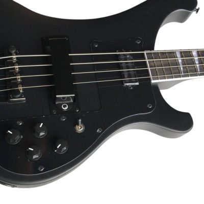 Custom Nova 4003 Matte Jetglo Black 4 String Bass - Image 6