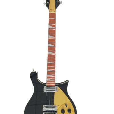Custom Nova Black Jetglo 620 Solid Body Padauk Fretboard Guitar - Image 7