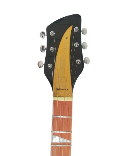 Custom Nova Black Jetglo 620 Solid Body Padauk Fretboard Guitar - Image 6
