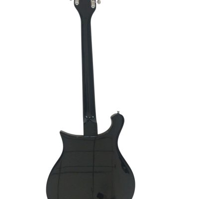 Custom Nova Black Jetglo 620 Solid Body Padauk Fretboard Guitar - Image 5