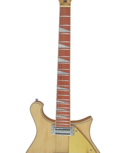 Custom Nova Naturalglo 620 Solid Body Padauk Fretboard Guitar - Image 8