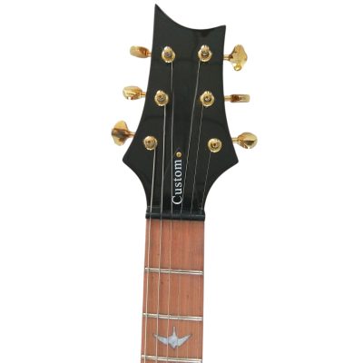 Custom Monarch Green Burst Flame Maple Top Electric Guitar - Image 6