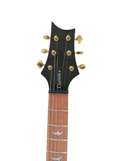 Custom Monarch Green Burst Flame Maple Top Electric Guitar - Image 6