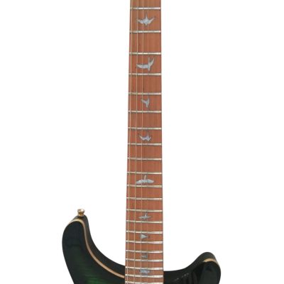 Custom Monarch Green Burst Flame Maple Top Electric Guitar - Image 5