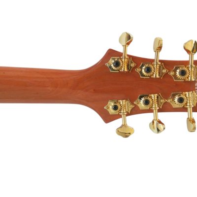 Custom Monarch Green Burst Flame Maple Top Electric Guitar - Image 3