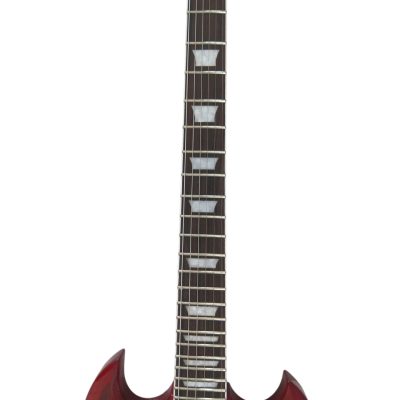 Custom Crown SG Cherry Red Angus Dual Humbucker Pickups Guitar - Image 6