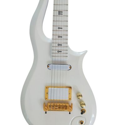 Custom Ember Prince Cloud Pearl White Electric Guitar