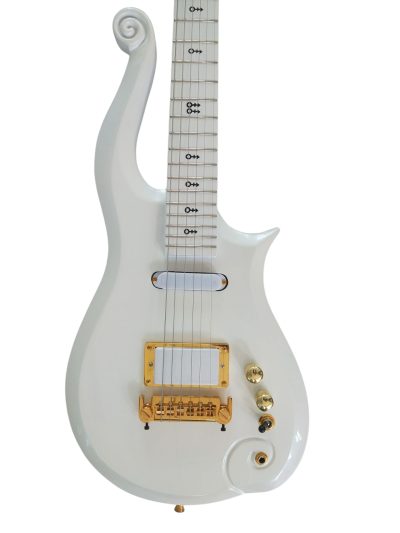 Custom Ember Prince Cloud Pearl White Electric Guitar