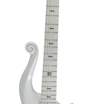 Custom Ember Prince Cloud Pearl White Electric Guitar - Image 9