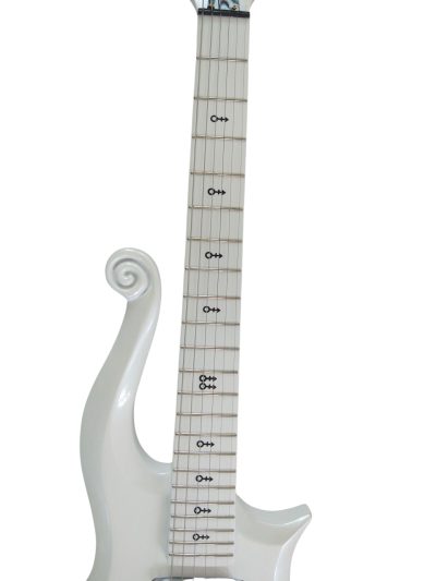 Custom Ember Prince Cloud Pearl White Electric Guitar - Image 9