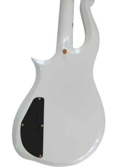Custom Ember Prince Cloud Pearl White Electric Guitar - Image 6