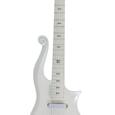 Custom Ember Prince Cloud Pearl White Electric Guitar - Image 4