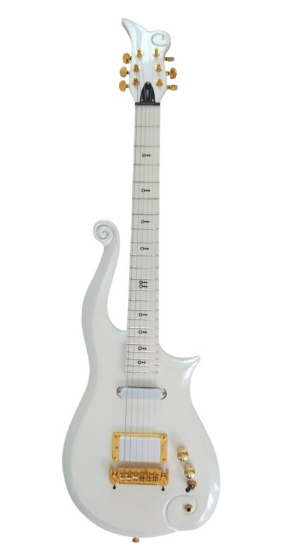 Custom Ember Prince Cloud Pearl White Electric Guitar - Image 4