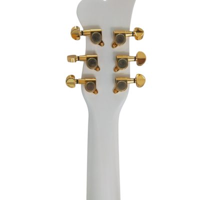 Custom Ember Prince Cloud Pearl White Electric Guitar - Image 3