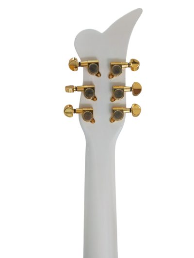 Custom Ember Prince Cloud Pearl White Electric Guitar - Image 3