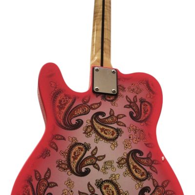 Custom Regent Pink Paisley Maple Fretboard 6 String Electric Guitar - Image 6