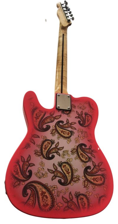Custom Regent Pink Paisley Maple Fretboard 6 String Electric Guitar - Image 6