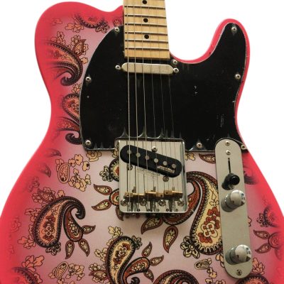 Custom Regent Pink Paisley Maple Fretboard 6 String Electric Guitar