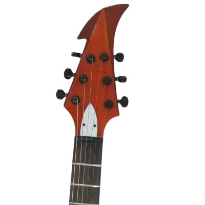 Custom Garnet James Hetfield Sun Inlay 6 String Electric Guitar - Image 5