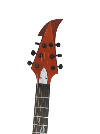 Custom Garnet James Hetfield Sun Inlay 6 String Electric Guitar - Image 5