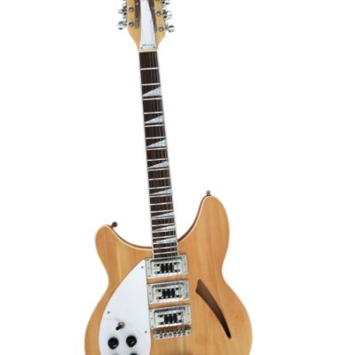Custom Nova Natural Maple 330 12 String Electric Guitar - Image 4