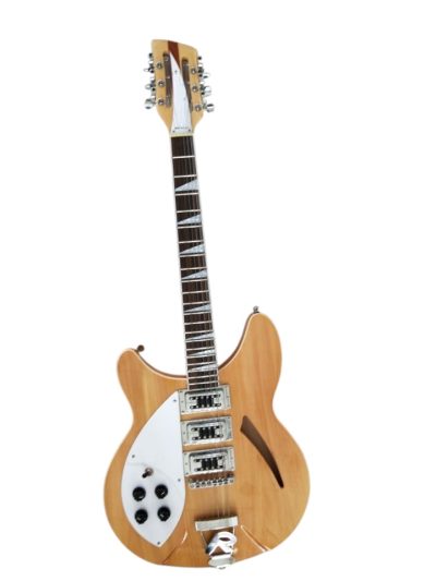 Custom Nova Natural Maple 330 12 String Electric Guitar - Image 4