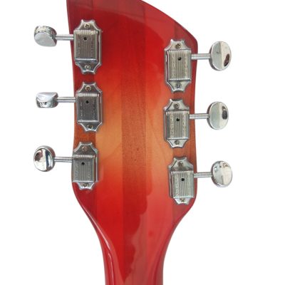Custom Nova 325 Cherry Fireglo 6 String Fhole Neck Through Body 25.5 Inch Scale length - Image 7