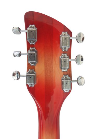 Custom Nova 325 Cherry Fireglo 6 String Fhole Neck Through Body 25.5 Inch Scale length - Image 7