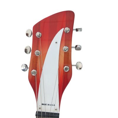 Custom Nova 325 Cherry Fireglo 6 String Fhole Neck Through Body 25.5 Inch Scale length - Image 6