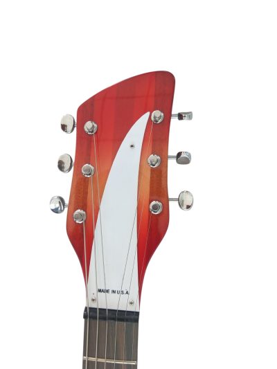 Custom Nova 325 Cherry Fireglo 6 String Fhole Neck Through Body 25.5 Inch Scale length - Image 6