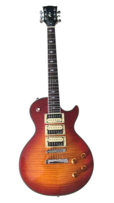 Custom Crown Ace Frehley Kiss Heritage Cherry Sunburst Electric Guitar - Image 4