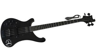 Custom Nova 4003 Black Jetglo 4 String Bass Neck Through Body Personalized Body Design - Image 5