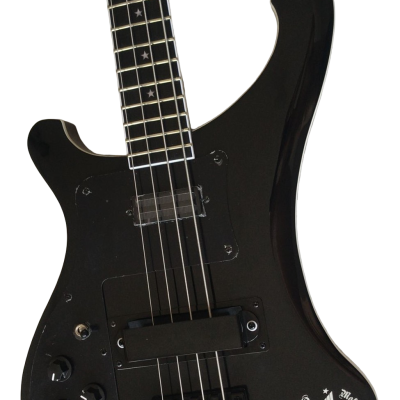 Custom Nova 4003 Black Jetglo 4 String Bass Neck Through Body Personalized Body Design