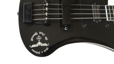 Custom Nova 4003 Black Jetglo 4 String Bass Neck Through Body Personalized Body Design - Image 7