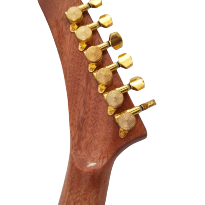 Custom Crown Rick Hamer Korina Checkerboard 6 String Electric Guitar - Image 8