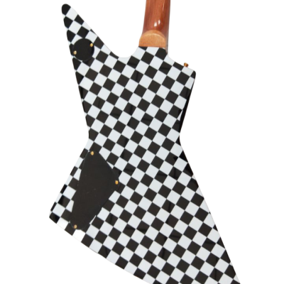 Custom Crown Rick Hamer Korina Checkerboard 6 String Electric Guitar - Image 7