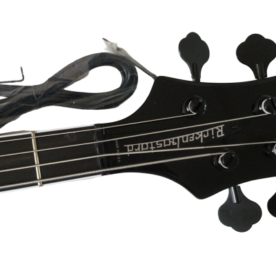 Custom Nova 4003 Black Jetglo 4 String Bass Neck Through Body Personalized Body Design - Image 3