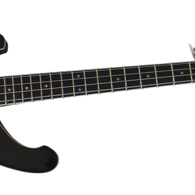Custom Nova 4003 Black Jetglo 4 String Bass Neck Through Body Personalized Body Design - Image 2