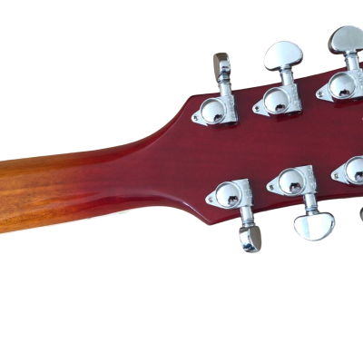 Custom Crown Heritage Cherry Sunburst Electric Guitar 3 Pickups - Image 7