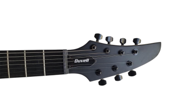 Custom Onyx Duvell Supernova Blue 7 String Guitar - Image 8