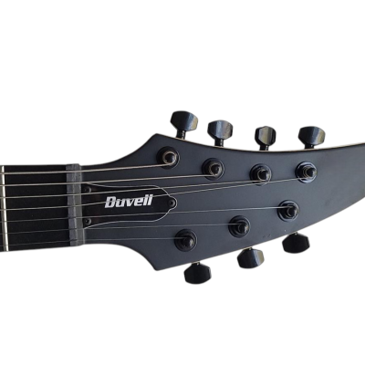 Custom Onyx Duvell Supernova Blue 7 String Guitar - Image 8