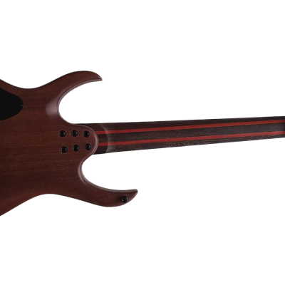 Custom Onyx Duvell Supernova Blue 7 String Guitar - Image 4