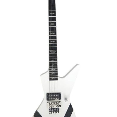Custom Crown Matthias Jabs White Tremolo Korina Electric Guitar Scorpions - Image 2