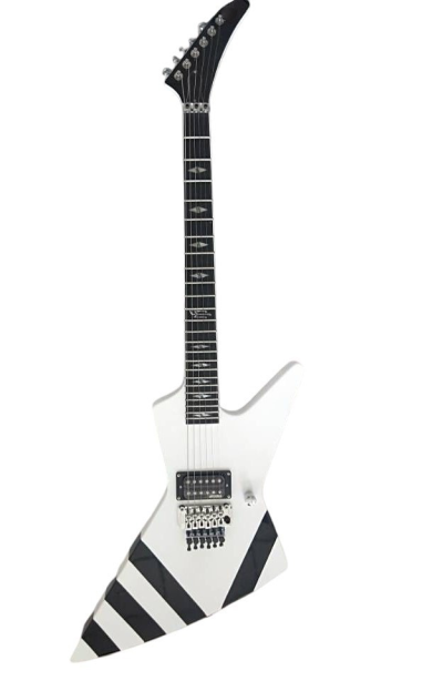 Custom Crown Matthias Jabs White Tremolo Korina Electric Guitar Scorpions - Image 2